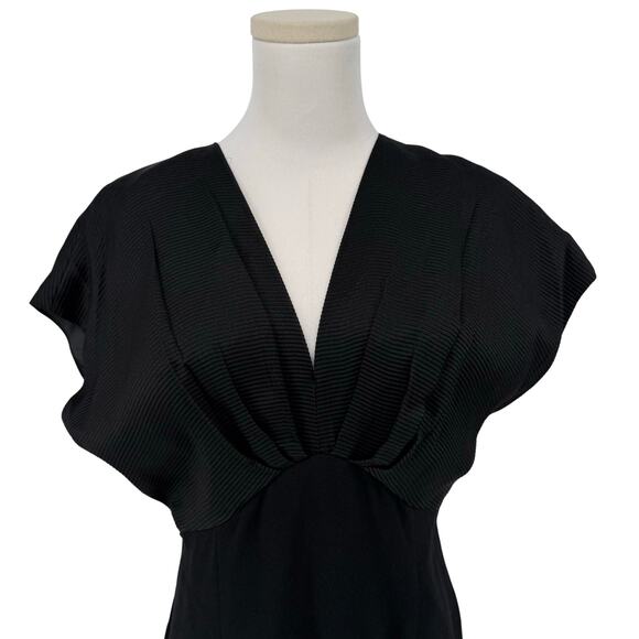 Sheath V-Neck Ponte Dress Professional Career Women’s Classic Workwear Unbranded - Picture 2 of 5